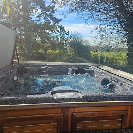 Lodge Contemporary Dublin With Hot Tub Lispapple Cross Roads